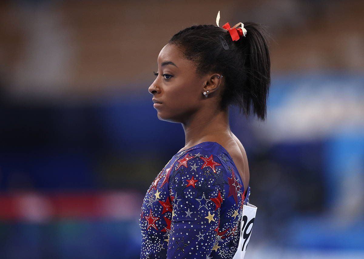 Simone Biles gimnasta estatubatuarra. HOW HWEE YOUNG / EFE