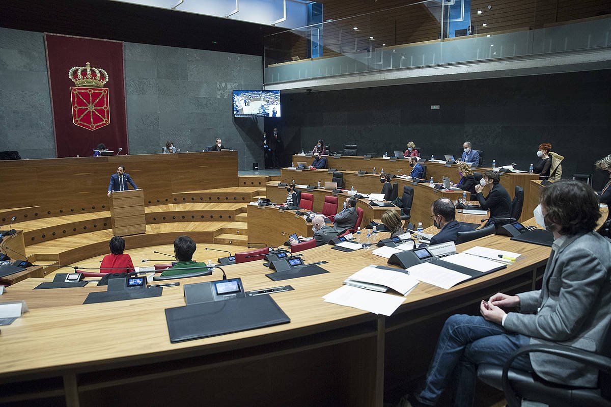 Nafarroako Parlamentua, artxiboko irudi batean. IñIGO URIZ, FOKU