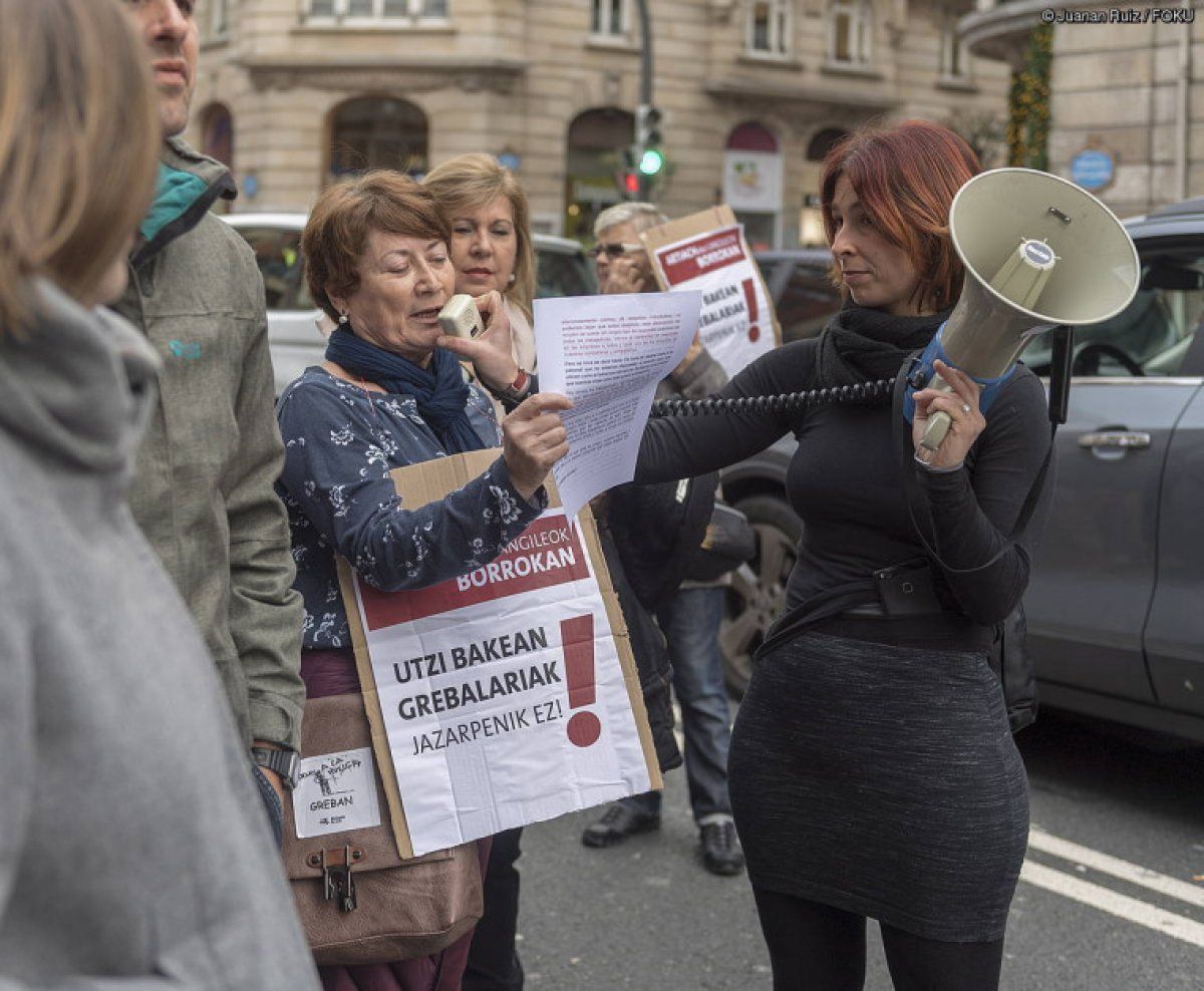 Artiacheko langileen manifestazioa. JUANAN RUIZ, FOKU