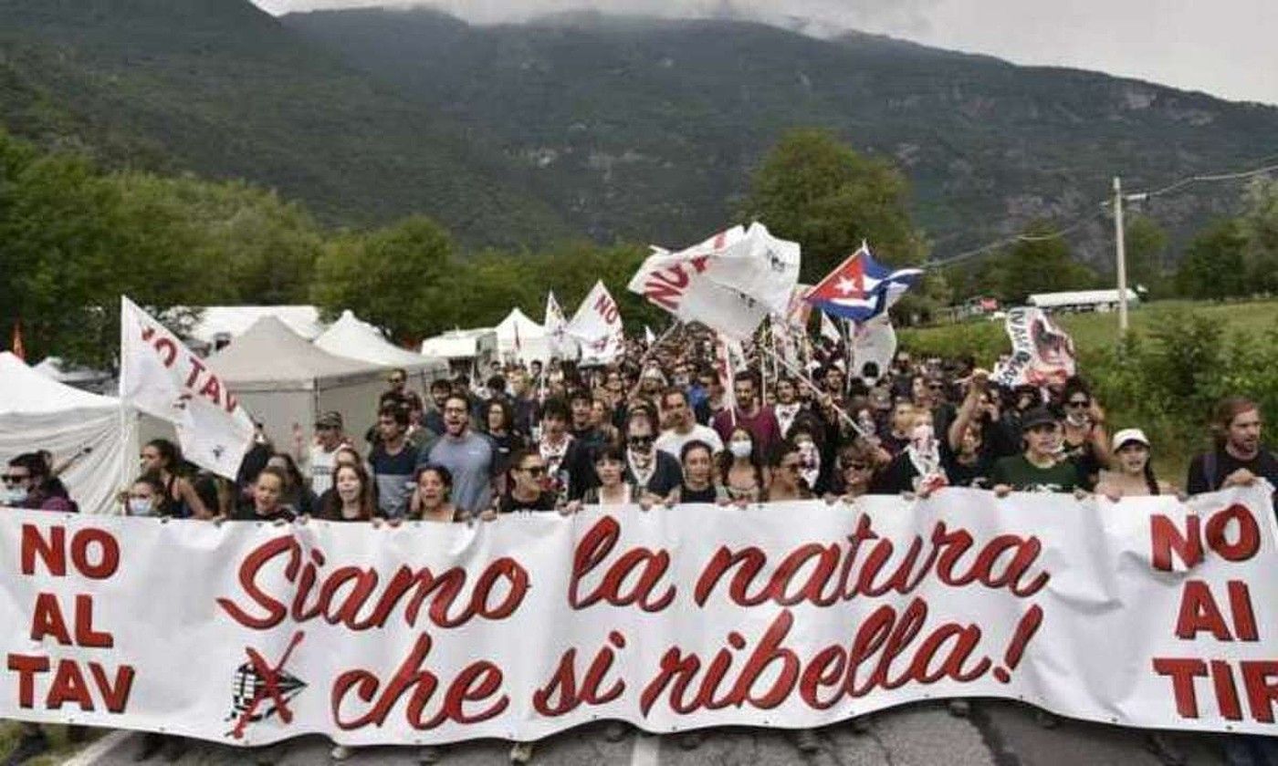 AHTaren aurkako protesta, Val di Susan. BERRIA