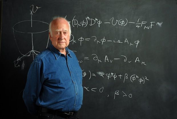 Peter Higgs.