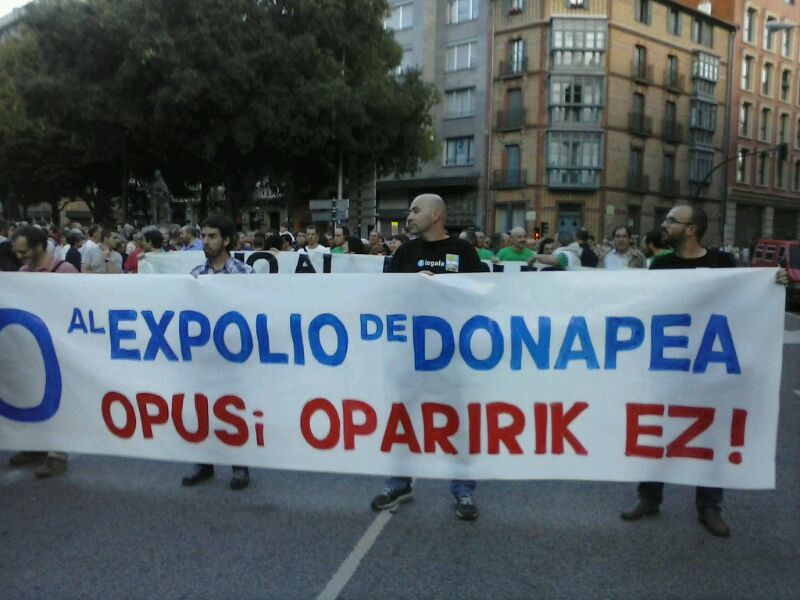 Manifestazioaren hasiera. EDURNE ELIZONDO