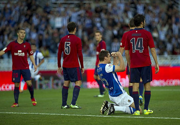 Ansotegi, gola ospatzen. JUAN CARLOS RUIZ, ARP