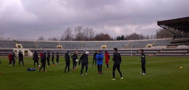 Reala, goizean, entrenatzen. @REALSOCIEDAD