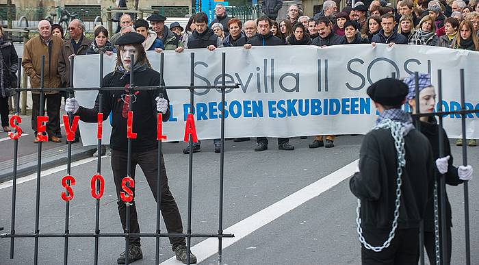 Manifestazio burua, Hernani kalean. ANDONI CANELLADA, ARP