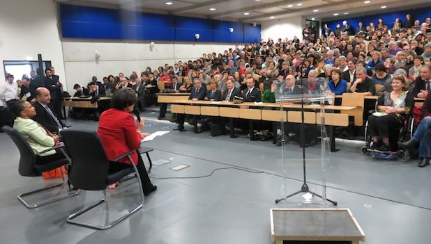 Christiane Taubira, Baionan. NORA ARBELBIDE