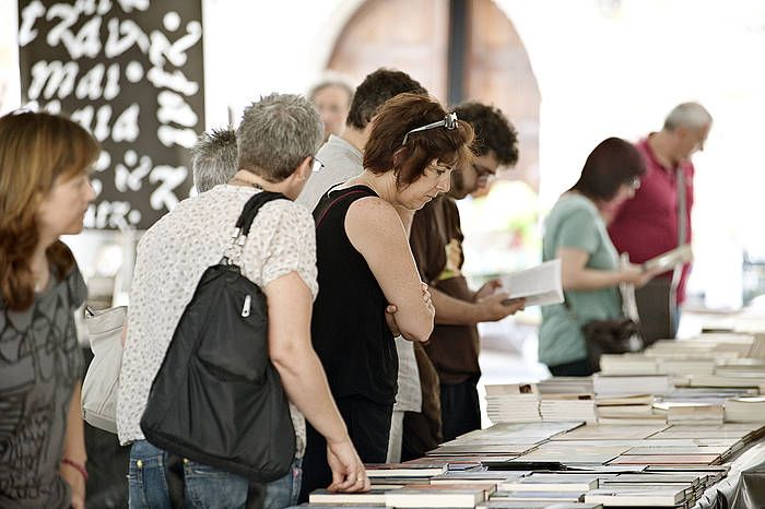 Artxiboko irudia. Zarautzen egingo dute aurten Literaturia. J. HERNAEZ, ARP