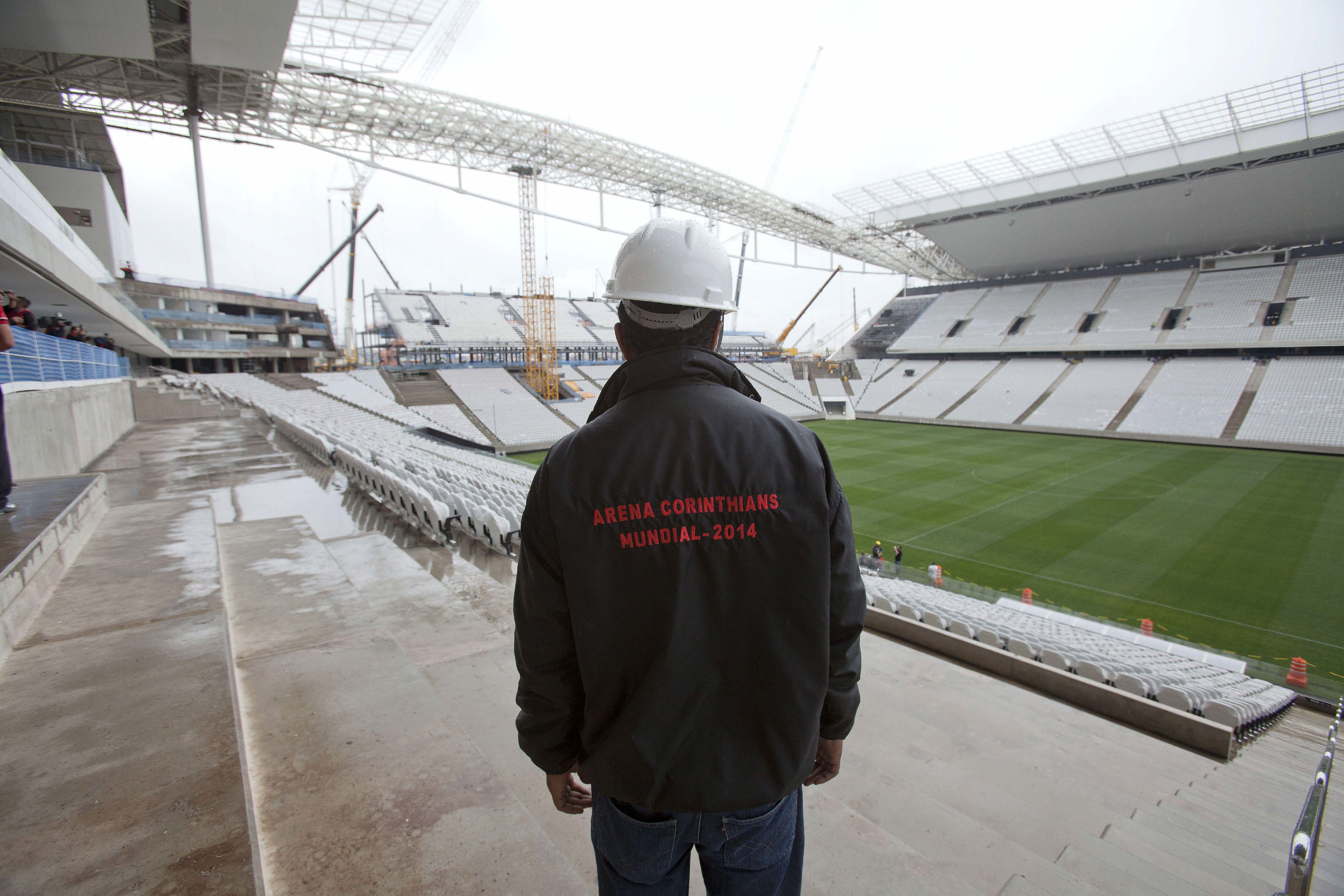 Sao Pauloko Corinthians Arena futbol zelaia. SEBASTIãO MOREIRA / EFE