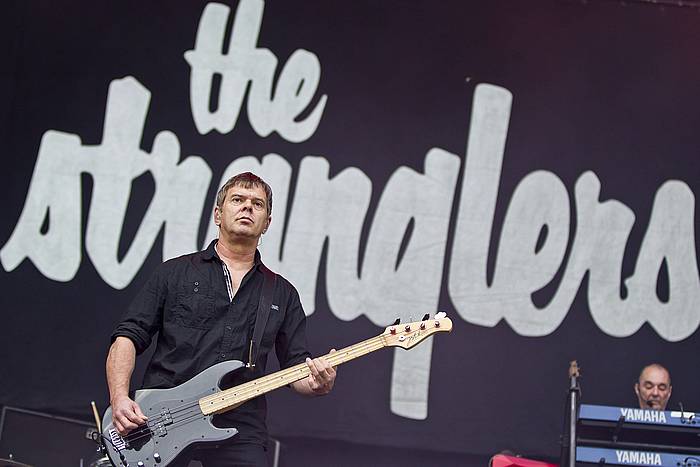 Jean-Jacques Burnel The Stranglers taldeko baxu-jotzailea. DANIEL KARMANN