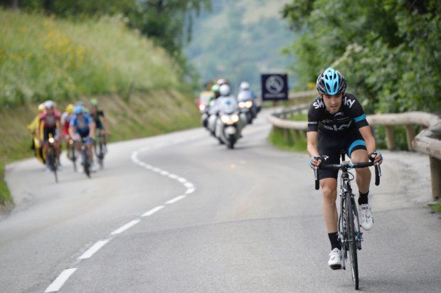 Mikel Nieve, zortzigarren etapan. DAUPHINE / B.PAPON