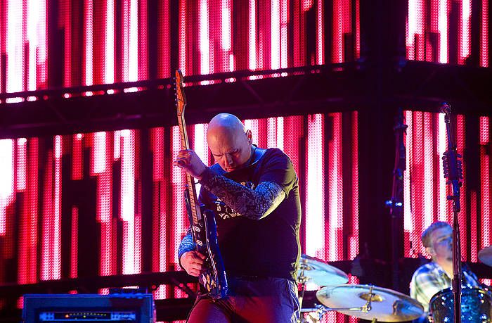 The Smashing Pumpkins taldea, iazko Azkena Rock jaialdian. RAUL BOGAJO / ARGAZKI PRESS