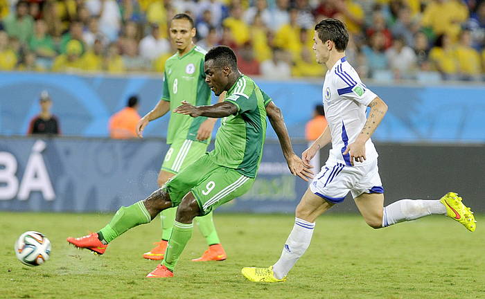 Nigeriak 1-0 irabazi dio Bosniari. GERRY PENNY / EFE