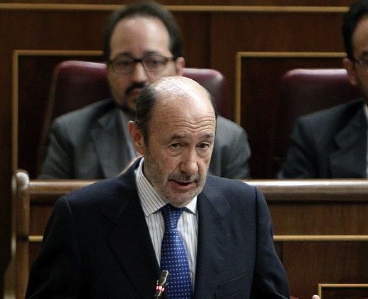 Alfredo Perez Rubalcaba 21 urtez izan da diputatu karguan. JUAN M. ESPINOSA / EFE