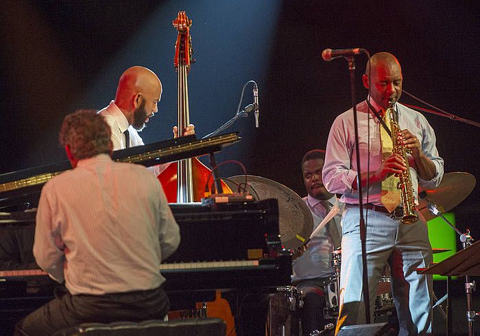 Branford Marsalis Quartet taldea, iazko Jazzaldian. JUANAN RUIZ, ARP