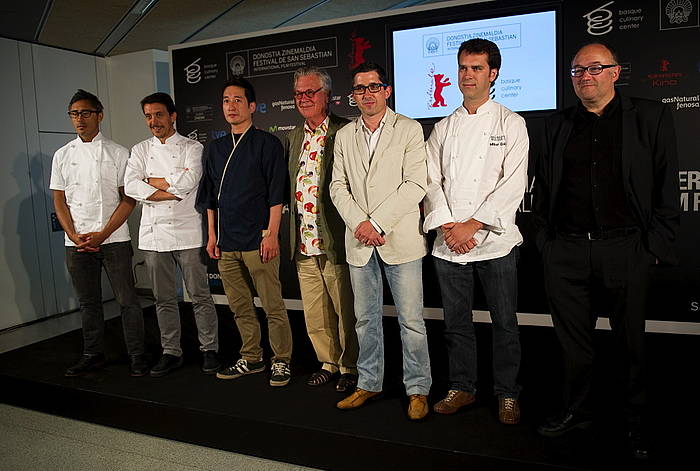 'Culinary Zinema' sailaren aurkezpena. JUAN CARLOS RUIZ / ARGAZKI PRESS