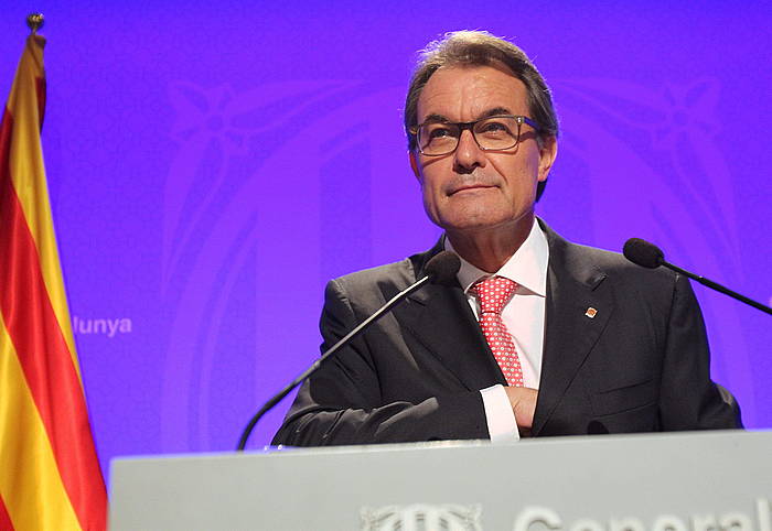 Artur Mas, Generalitateko presidentea. TONI GARRIGA / EFE