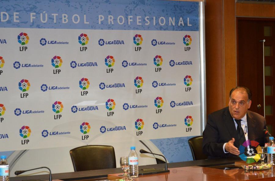 Javier Tebas LFPko presidentea. LFP