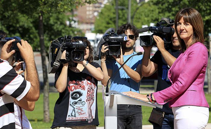 Idoia Mendia, artxiboko irudi batean. LUIS TEJIDO, EFE