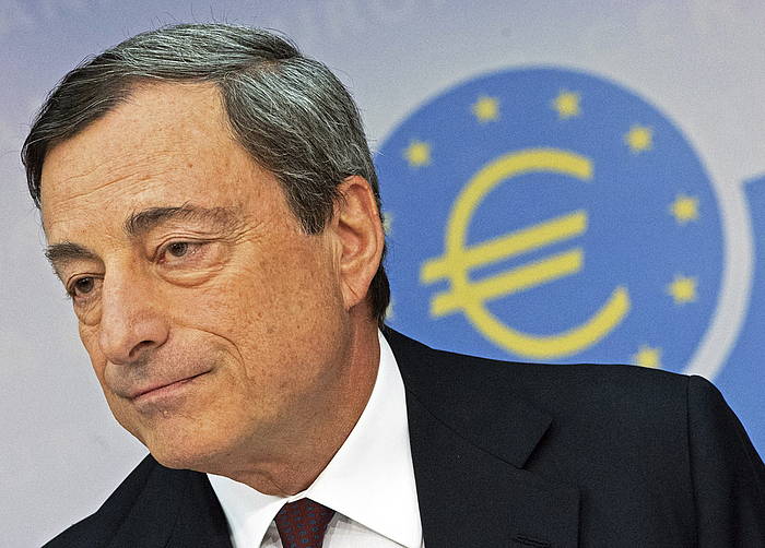 Mario Draghi EBZko presidentea. BORIS ROESSNER / EFE