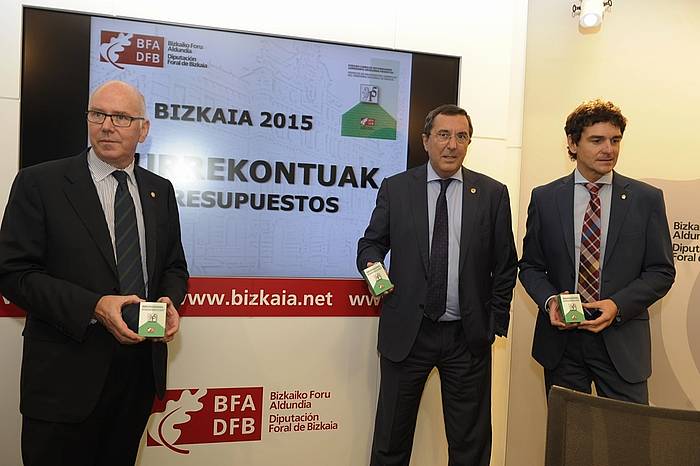 Bizkaiko 2015eko aurrekontuaren aurkezpena. ARGAZKI PRESS