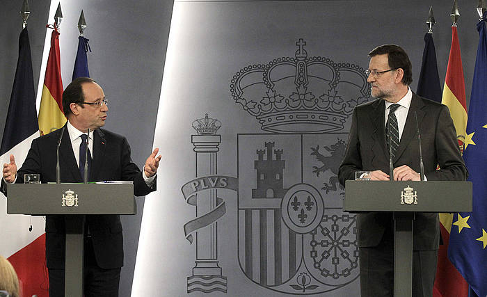 Hollande eta Rajoy, iazko goi-bileran. KIKO HUESCA / EFE