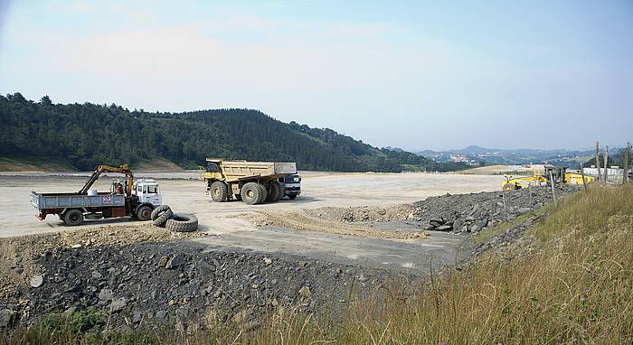 Zubietan errauste planta egitekoak ziren orubea, artxiboko irudi batean. JUAN CARLOS RUIZ / ARGAZKI PRESS