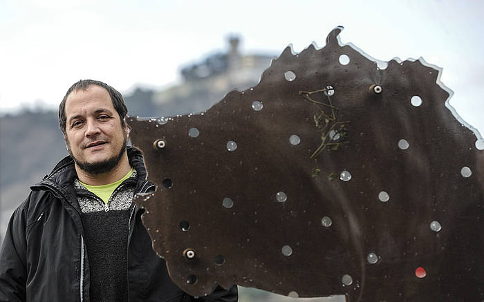 David Fernandez, CUPeko parlamentaria, Donostian. JAGOBA MANTEROLA / ARGAZKI PRESS