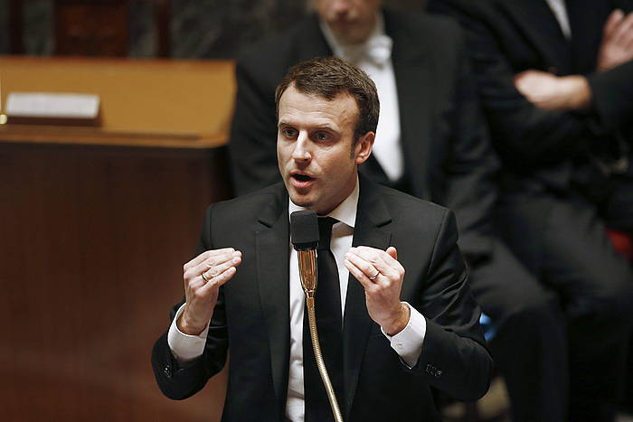 Emmanuel Macron Frantziako Ekonomia ministroa. ETIENNE LAURENT / EFE