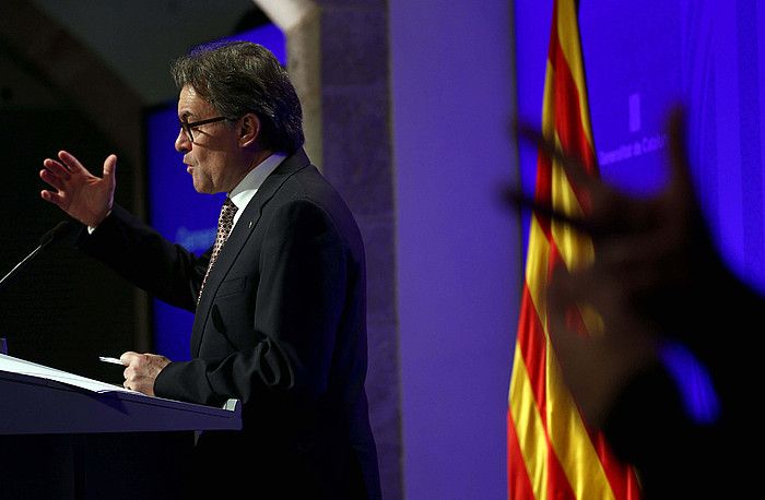 Artur Mas, Kataluniako presidentea. TONI ALBIR / EFE