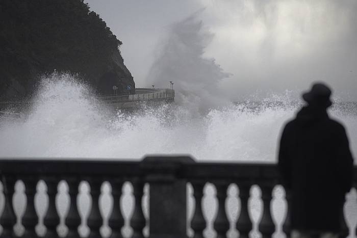 Itsasaldia, Zarautzen. ARGAZKI PRESS