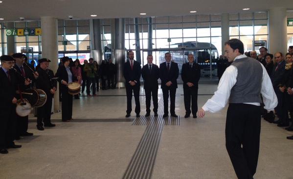 Autobus geltokiaren inaugurazio ekitaldia. VITORIA-GASTEIZKO UDALA