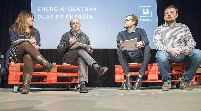 Donostia 2016ko Energia-olatuko laguntzen aurkezpena, otsailaren 25ean. GORKA RUBIO / ARGAZKI PRESS