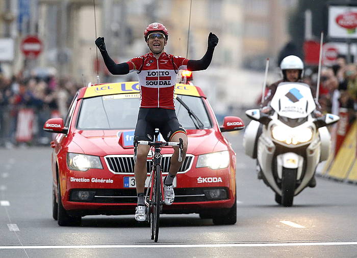 Tony Gallopin, helmugan. SEBASTIEN NOGIER / EFE