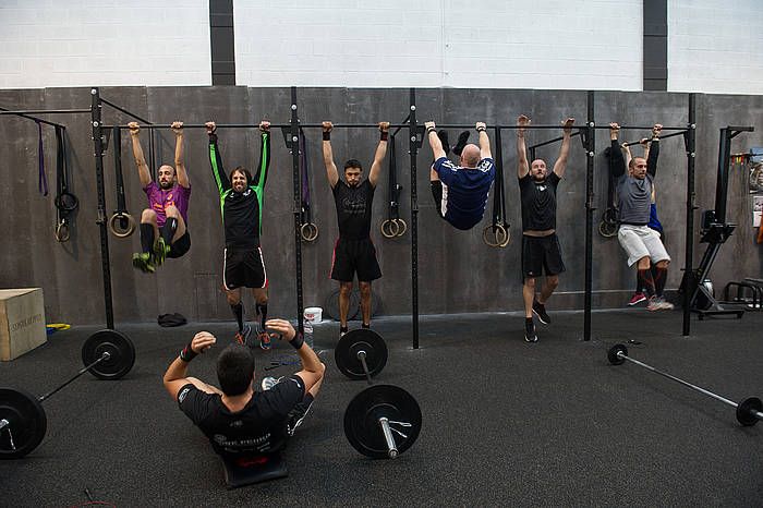 Euskal herrian zabaltzen ari da 'crossfit' kirola. JUAN CARLOS RUIZ / ARGAZKI PRESS