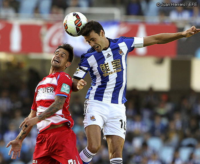 Bigarren zatian nabarmen nagusitu da Granada. JUAN HERRERO / EFE