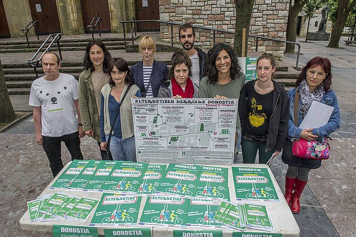 "Alternatiben Herrixka Donostia" ekimenaren aurkezpena. GORKA RUBIO / ARGAZKI PRESS