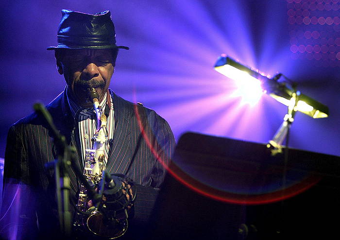 Ornette Coleman, 2006an, Montreauxeko jaialdian. MARTIAL TRETINI