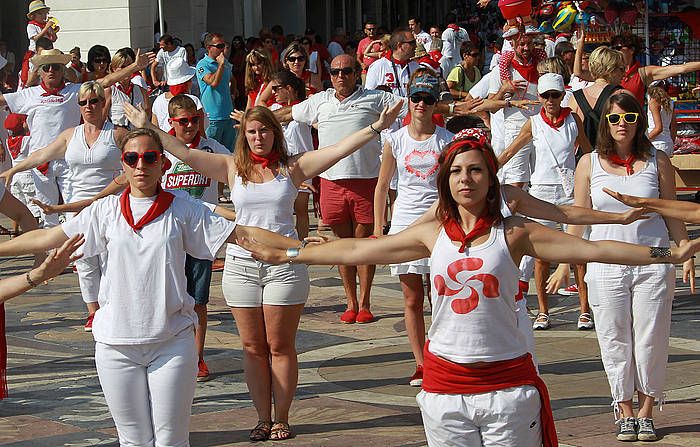 Baionako festetan duela bi urte eginiko ekitaldi bat. BOB EDME