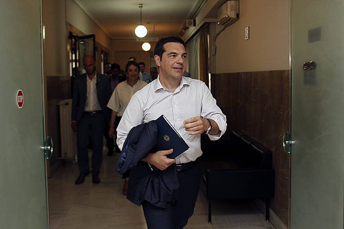 Greziako lehen ministro Alexis Tsipras. ALEXANDROS VLACHOS / EFE