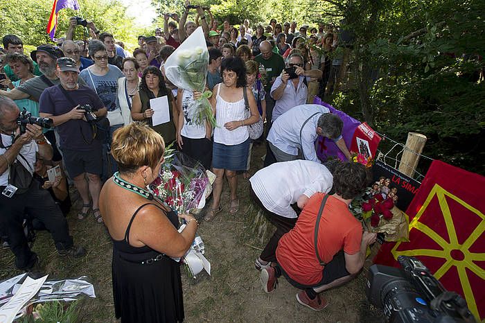 Omenaldia Sagardia Goñi sendiari, Legarrean. IñIGO URIZ / ARGAZKI PRESS