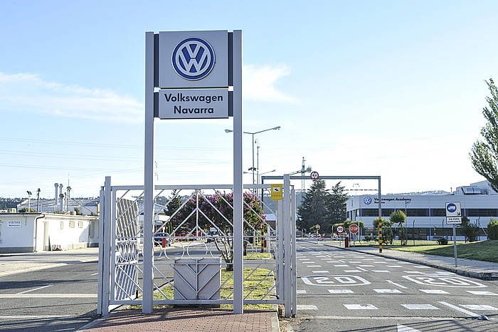 Landabengo Volkswagen enpresan izan da istripua. IDOIA ZABALETA / ARGAZKI PRESS