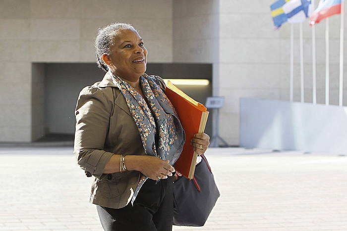 Christiane Taubira Frantziako Justizia ministroa. MATHIEU CUGNOT, EFE