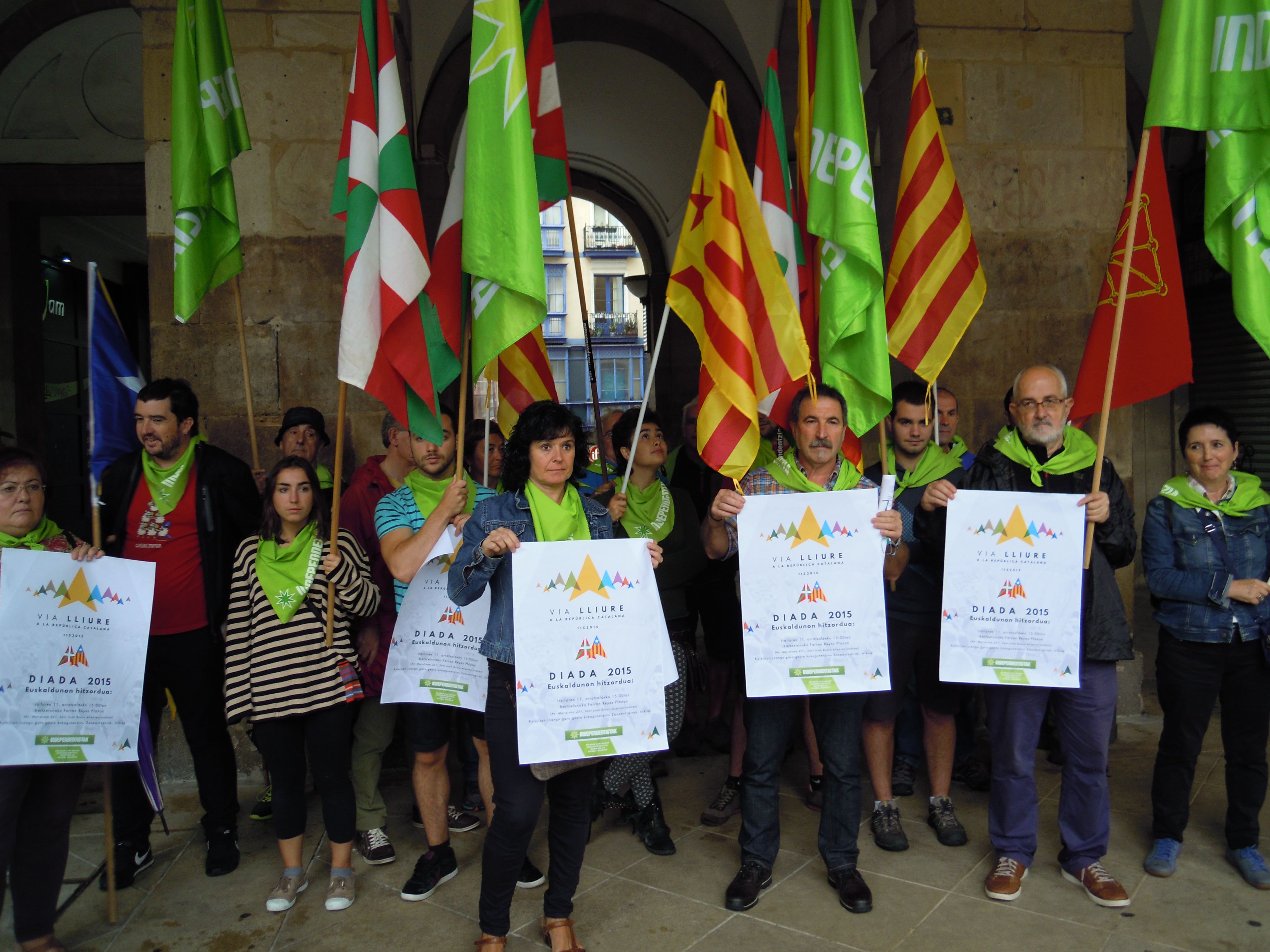 Diadarako deialdiaren aurkezpena. INDEPENDENTISTAK SAREA