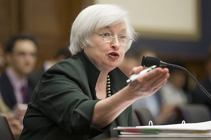 Janet Yellen AEBetako Erreserba Federaleko presidentea. MICHAEL REYNOLDS / EFE