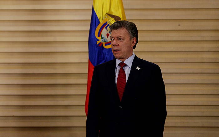 Juan Manuel Santos Kolonbiako presidentea. LEONARDO MUñOZ / EFE