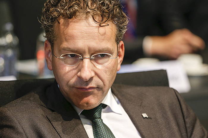 Jeroen Dijsselbloem eurotaldeko presidentea. JULIEN WARNAND / EFE