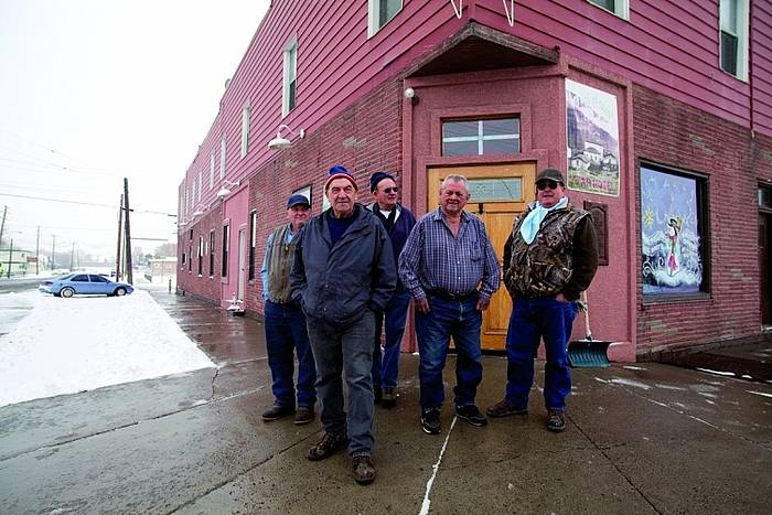 'Amerikanuak' dokumentalaren grabaketa 2010ean. BERRIA