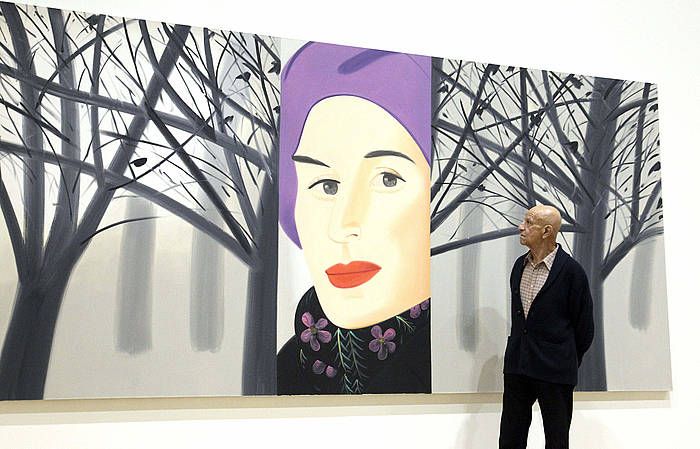 Alex Katz artista, gaur, Guggenheimen. LUIS TEJIDO / EFE