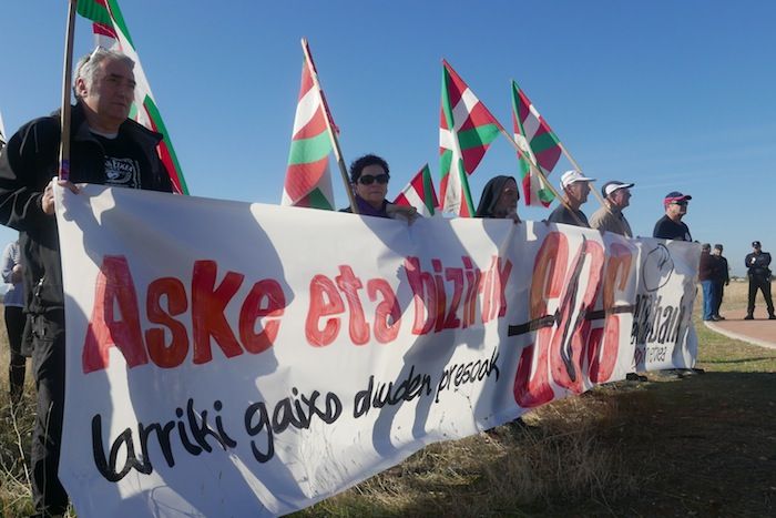 Ibon Iparragirreren aldeko martxa. JOSU TRUEBA LEIVA / BOSTOKPHOTO