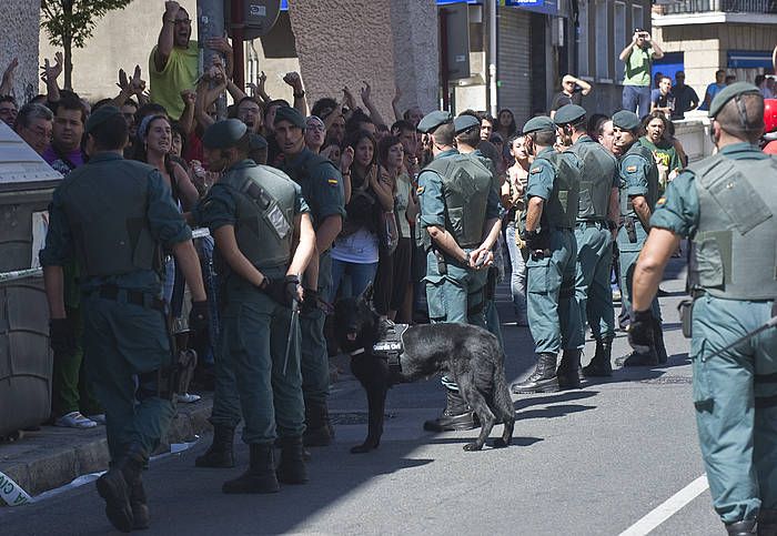 2010eko irailaren 14an atxilotu zituzten auzipetuak. LUIS JAUREGIALTZO / ARGAZKI PRESS